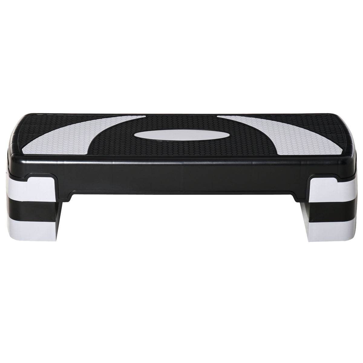 Stepper Fitness Aérobic hauteur réglable 10/15/20 cm surface antidérapante 80 x 31 x 20 cm plastique noir gris