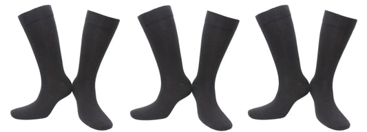 Chaussette Anti Transpiration Sans Couture en Modal - Noir (3 paires)