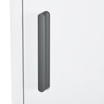 Armoire à pharmacie murale 2 étagères 3 niveaux avec porte aimantée métal 30 x 12 x 60 cm blanc