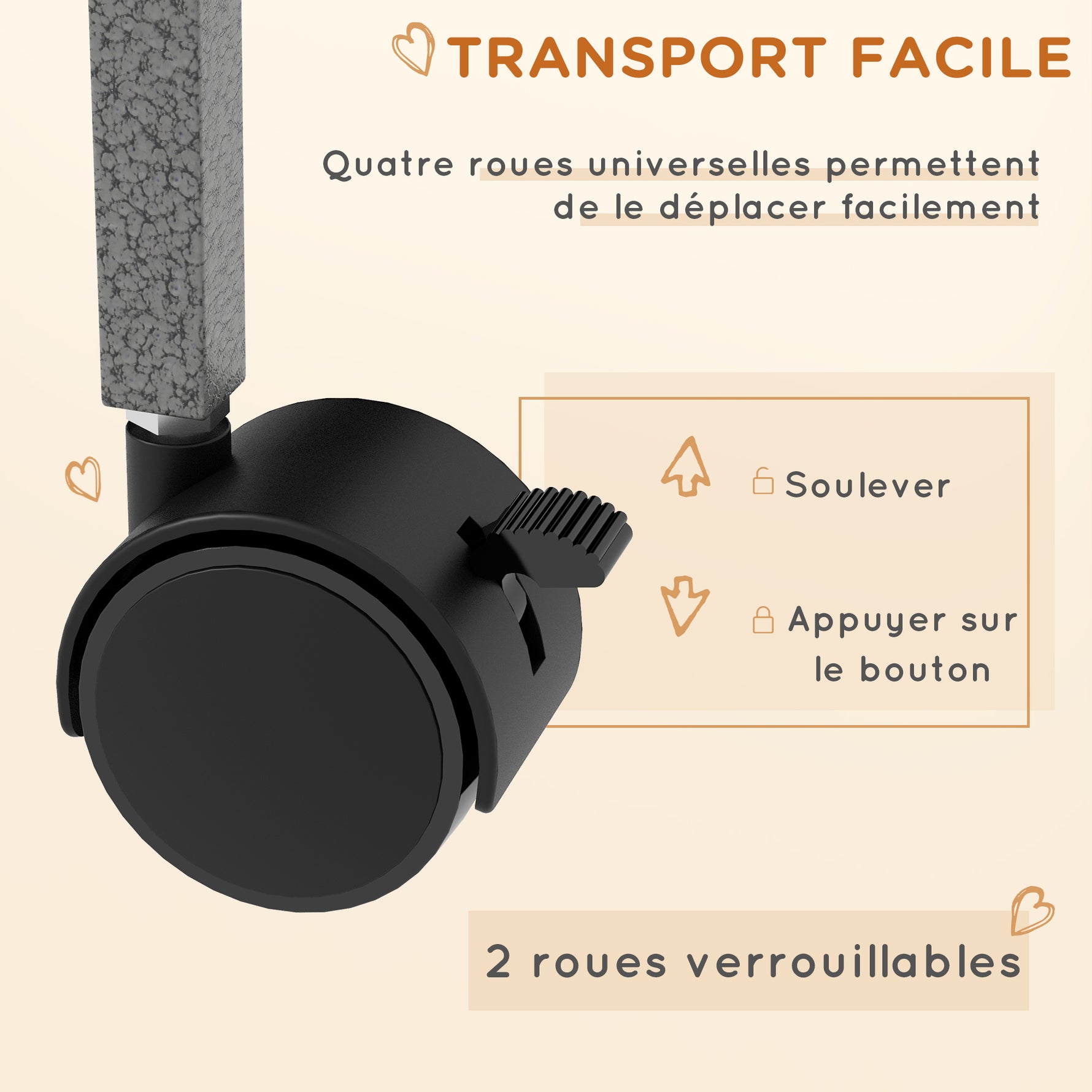 Cage pour rongeurs Multifonction 4 Plateformes 3 rampes 4 Portes dim. 80L x 52l x 128H cm acier Gris argenté Noir