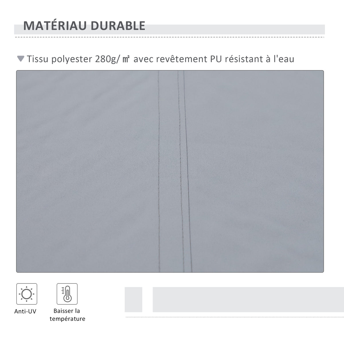 Store banne manuel rétractable 395 x 245 cm store exterieur terrasse avec manivelle, angle réglable 45°-85°