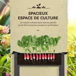 Potager sur Pieds surélevé avec bâche Jardinière surélevée potager volume 104 L avec Trous de Drainage, Tissu non tissé