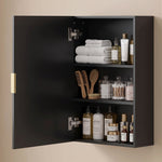 Armoire murale de salle de bain, armoire à pharmacie murale meuble de rangement avec étagère réglable
