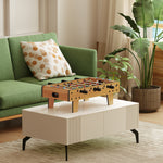 Table baby-foot pour enfants à partir de 6 ans 2 ballons 18 joueurs 69 x 37 x 24 cm