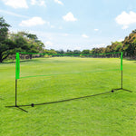 Set completo 3 in 1 per badminton, pickleball e pallavolo, giochi sportivi da esterno con rete ad altezza regolabile