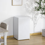 Hozkailu izozkailua hozkailu txikia 91 L apal modularrak diseinu azpi-erakusmahaia 47,5 x 44,2 x 84 cm zuria