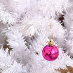Sapin Arbre de Noël Artificiel Blanc 150 cm 680 Branches avec Nombreux Accessoires variés