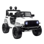Kids' Electric Car, Rear-Wheel Drive, 12V, 5 km/h Max, Remote Control Included, Light and Sound Effects, Dim. 100L x 65W x 72H cm, White