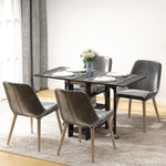 Table de cuisine table de salle à manger pliable amovible 3 étagères 2 abattants design moderne 120 x 60 x 75 cm noir