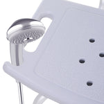 Chaise de Douche siège de Douche Ergonomique Hauteur réglable Pieds antidérapants Charge Max. 136 Kg alu HDPE
