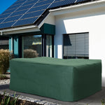 Housse de Protection Étanche Housse Salon de Jardin 600D Oxford Tissu Bâche Salon de Jardin Extérieur Imperméable rectangulaire 210L x 140l x 80H cm Vert