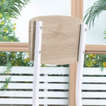 Ensemble table à manger carrée 3 pièces avec 2 chaises cuisine salle à manger plateau MDF châssis métal blanc