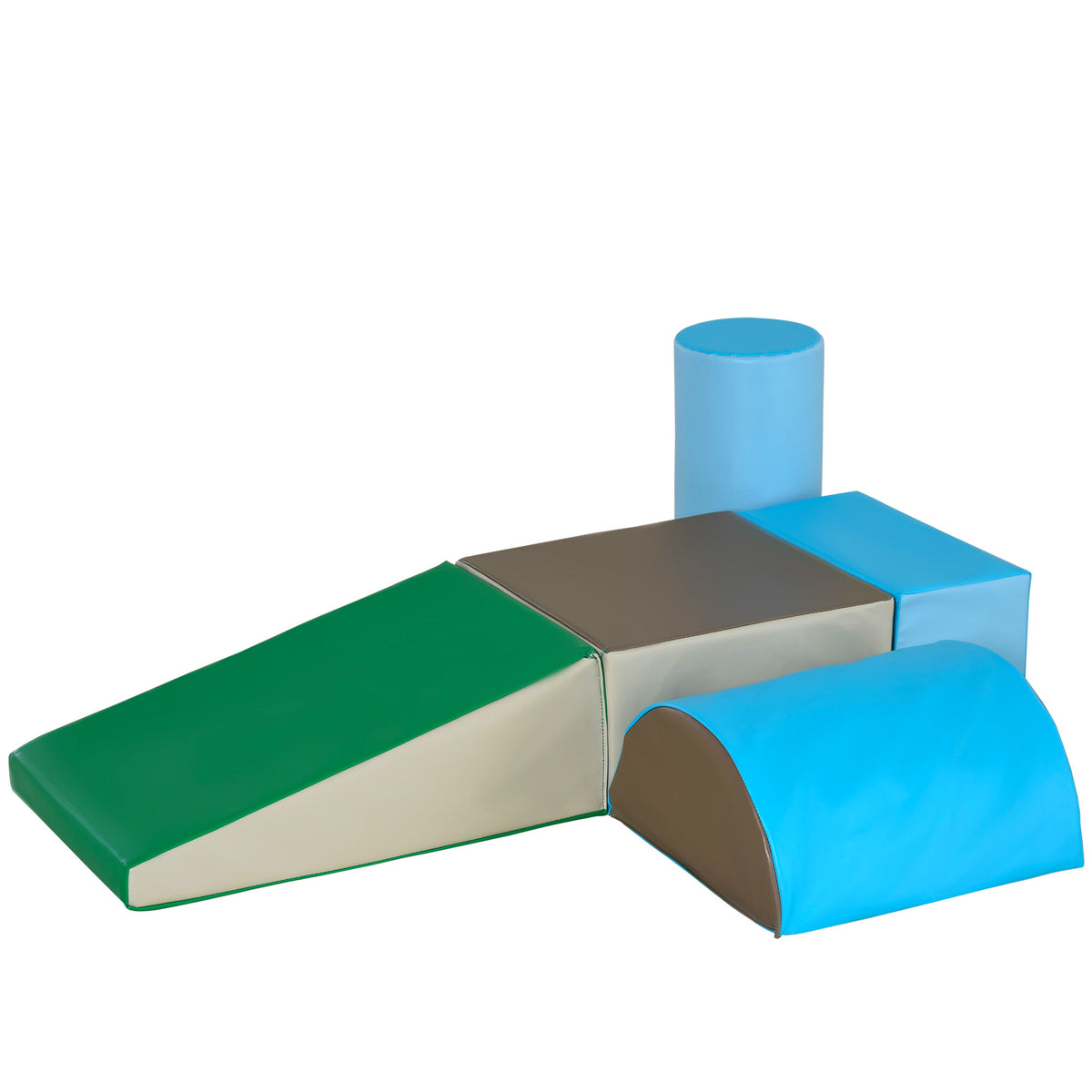 5PCS Module motricité bébé parcours motricité bébé en mousse EPE pour enfants d'âge préscolaire, multicolore