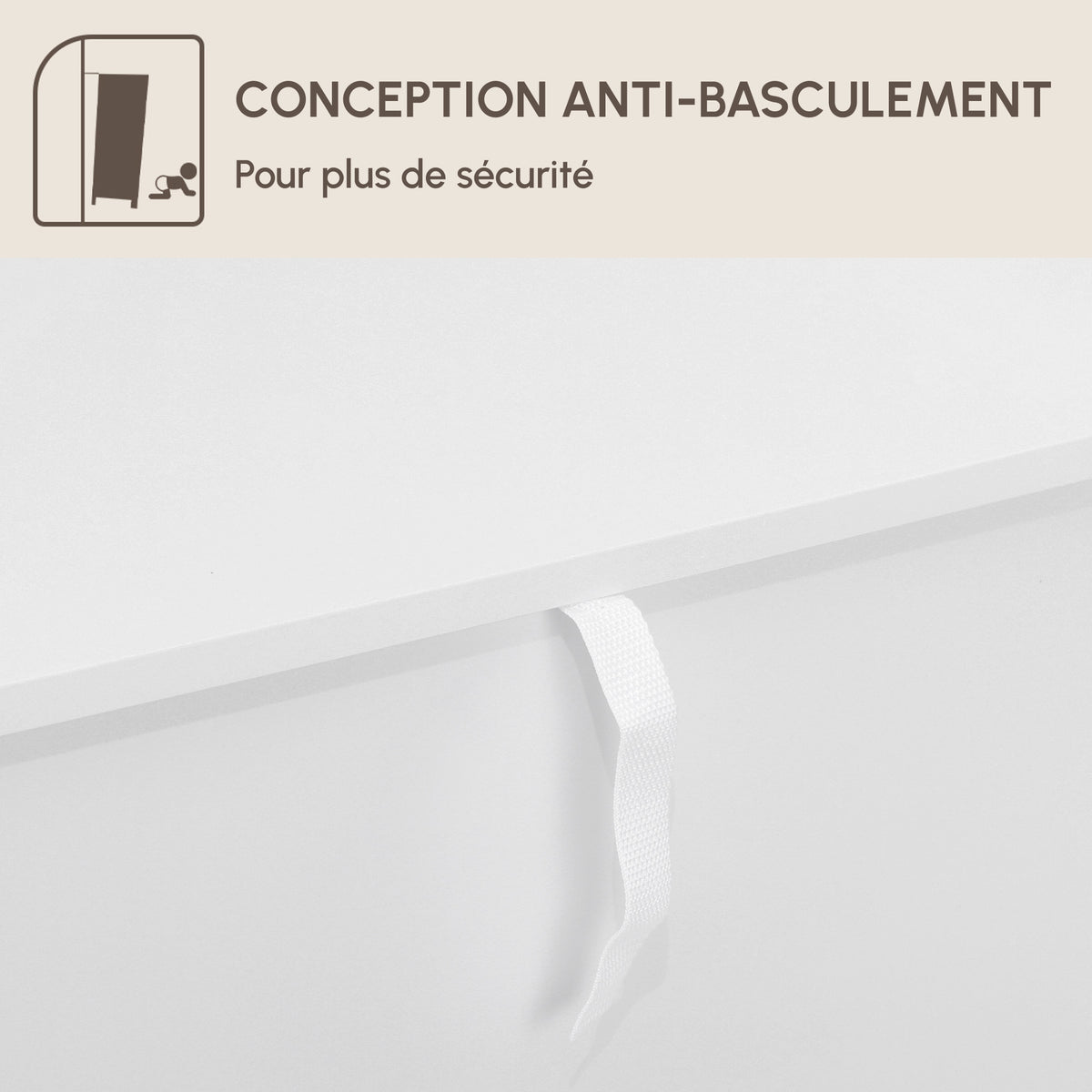 Buffet cuisine meuble de rangement avec 2 portes étagère réglable pieds métalliques surélevés 60 x 40 x 80 cm blanc