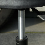 Tabouret de mécanicien siège pivotant hauteur réglable plateau de 100 kg pour le garage et la réparation automobile noir