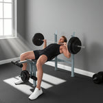 Banc de musculation Fitness banc d'haltérophilie entrainement complet dossier réglable curler