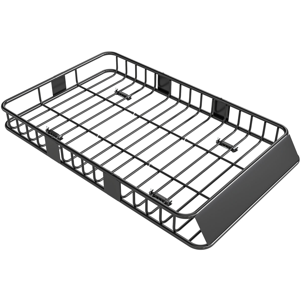 Porte-bagages Galerie de toit pour voiture en métal réglable en longueur de 109 à 162L cm Charge max 100kg