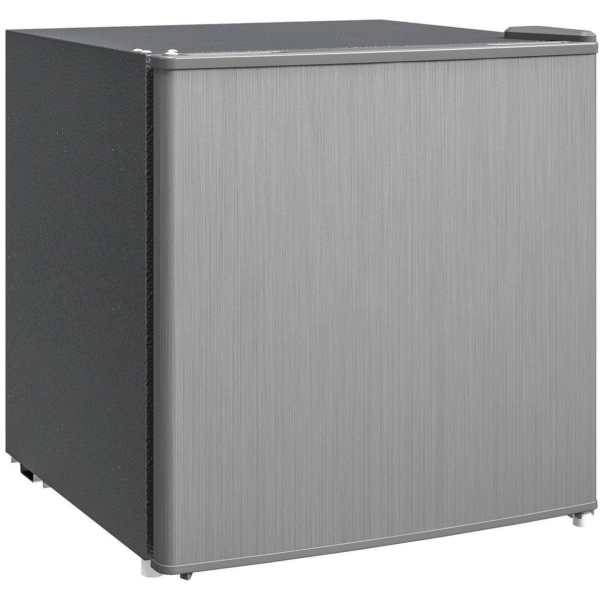Mini-Gefrierschrank, einstellbare Temperatur von -14 bis -24 °C, kompakt 35 l, wechselbarer Türanschlag, Klasse E, 47 x 44,2 x 48,8 cm, Grau