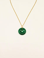Pendentif Donut en Jade de Malaisie