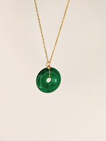 Pendentif Donut en Jade de Malaisie