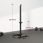 Haltersupport voor krachttraining voor lange halterstang, max. belasting 150 kg