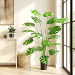 Plante artificielle arbre artificiel monstera deliciosa avec pot inclus hauteur 150 cm intérieure vert