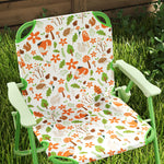 Ensemble salon de jardin extérieur enfant 4 pièces, motif éléphant et girafe, parasol réglable Ø 100 cm, chaise pliable