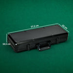 Mallette de Poker Coffret de Poker Complet, avec 500 jetons 5 dés 2 Jeux de Cartes 3 boutons