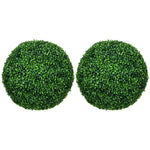 Lot de 2 boules de buis artificielles de 50 cm décoration pour intérieur ou extérieur vert