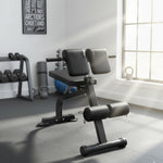 Banc de Musculation Pliable avec Hauteur et Inclinaison Réglables pour Entraînement Dos Bras, 96,6x68x69-110cm, Noir