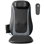 Masseur Dorsal Chauffant, Fauteuil de Massage Tissulaire Profond Vibration 3 Niveaux, Coussin de Massage