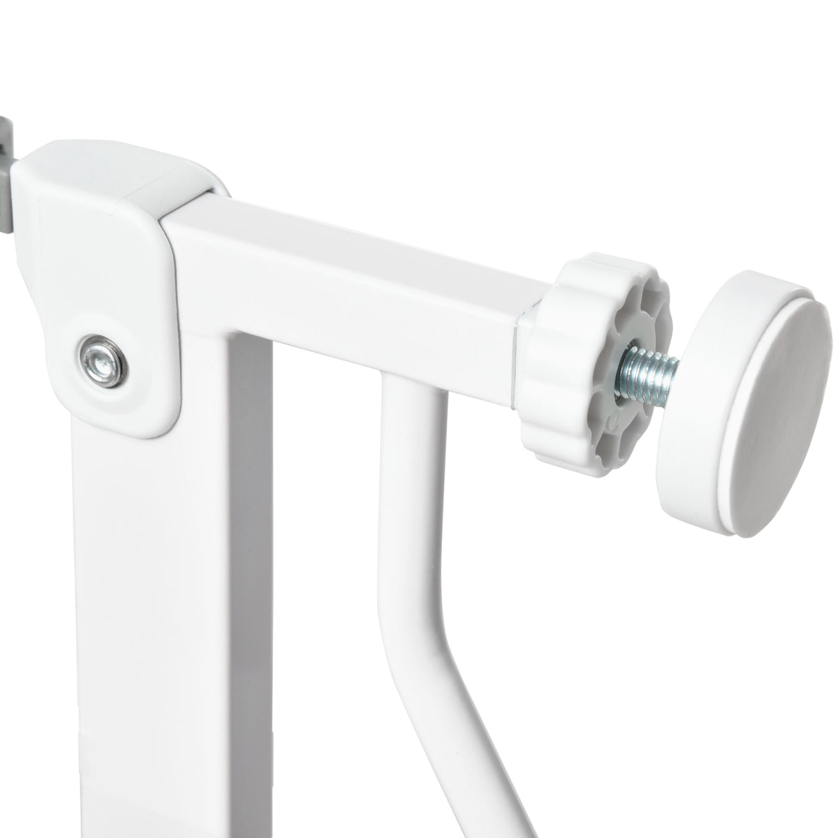 Lot de 2 barrières de sécurité pour animal longueur réglable escaliers couloirs portes sans perçage en acier ABS