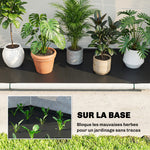 Serre de Jardin Pliable et Portable, Petite Serre de Balcon en Bâche PE et Porte Zippée, 200 x 80 x 164 cm, Vert