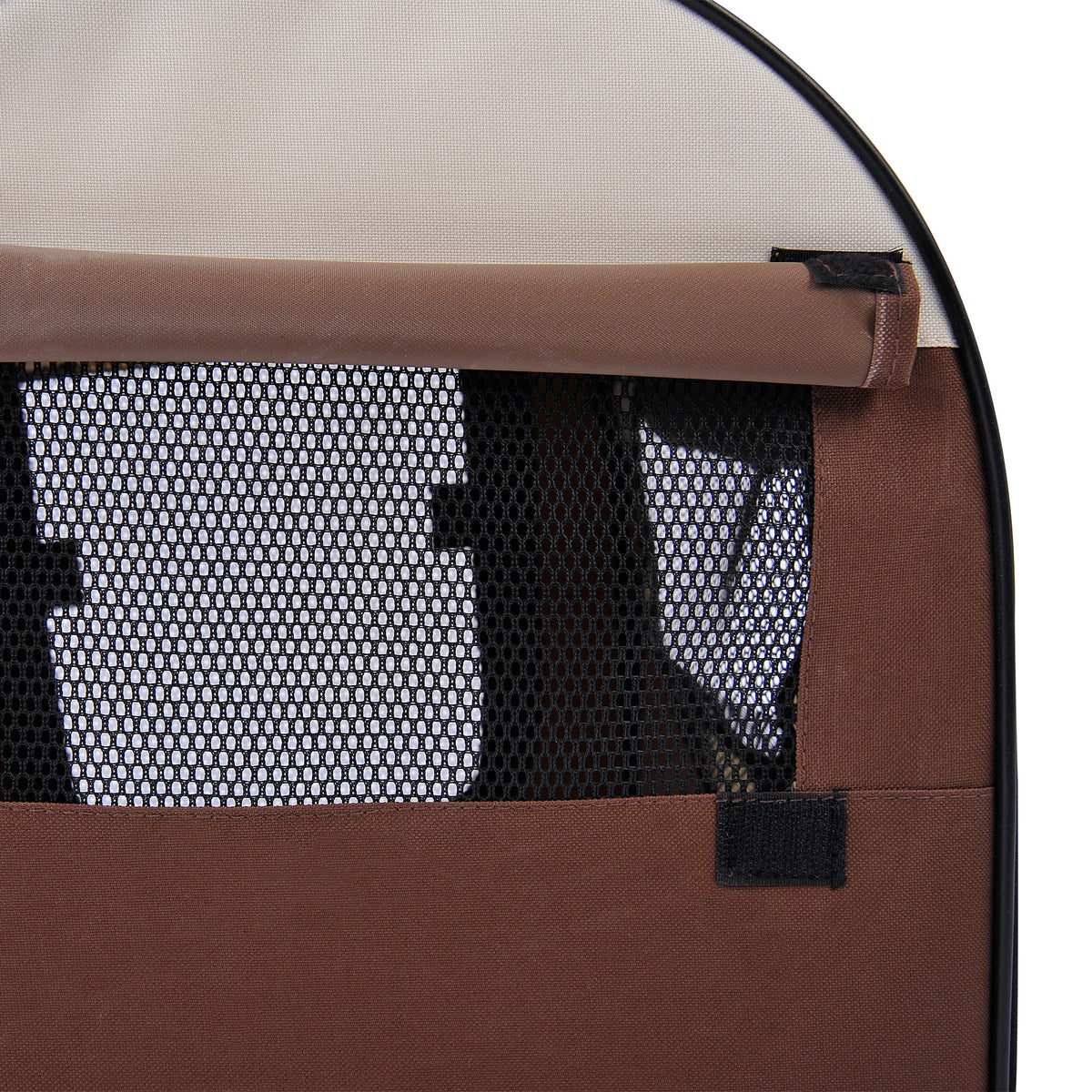 Sac de transport pour chien et chat caisse de transport pliable pour animaux adaptée à la voiture grand confort respirant avec coussin amovible 46 x 36 x 41 cm