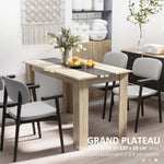 Eettafel keukentafel modern design met groot blad 2-4 personen van hout afm. 120L x 69B x 75H cm