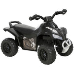 Cavalcabile Quad per bambini 18-36 mesi dim. 67L x 38P x 44A cm Effetti luminosi e sonori Nero