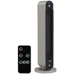 Chauffage soufflant oscillant 1100/2200 W - mini radiateur céramique PTC - télécommande incluse - chauffage d'appoint