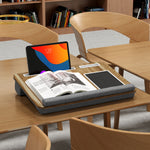Support ordinateur portable lit avec traversin fente pour tablette ou téléphone tapis de souris repose-poignet poignée