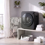 2.5kg Compact Vented Tumble Dryer, 400/800W Electric Clothes Dryer, 5 Drying Modes, Front Loading, Black
