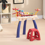Ensemble de musique 2 en 1 pour enfant piano et batterie électronique avec micro et tabouret
