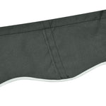 Toile de Rechange Store banne - Lambrequin Vagues Douces - Polyester Haute densité 280 g/m² Anti-UV gris