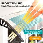 Auvent de porte d'entrée toit marquise en polycarbonate protection contre pluie neige UV 90 x 122 cm, transparente