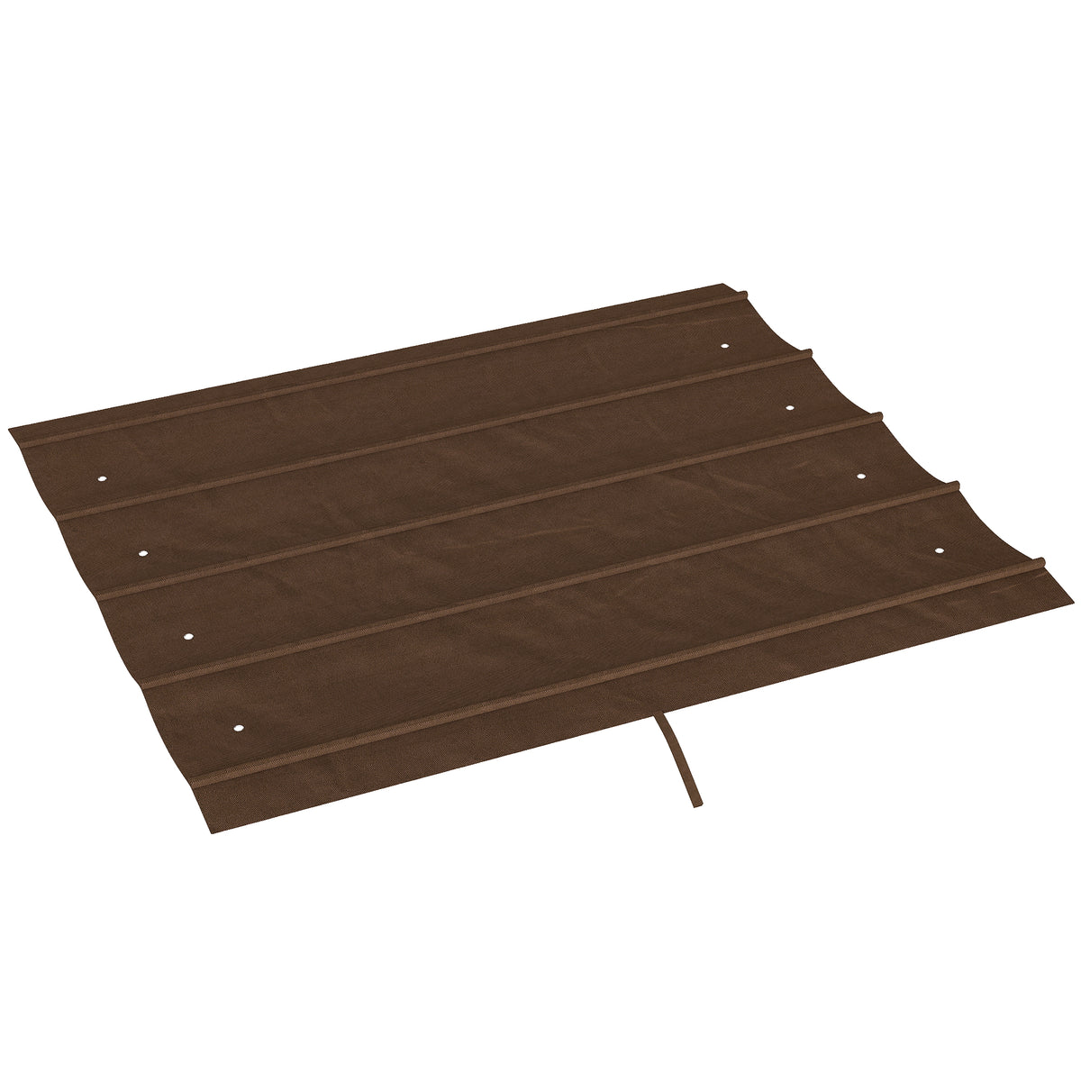 Replacement roof canopy for pergola, sun protection UV-resistant replacement fabric for 3 x 2 m pergola, coffee