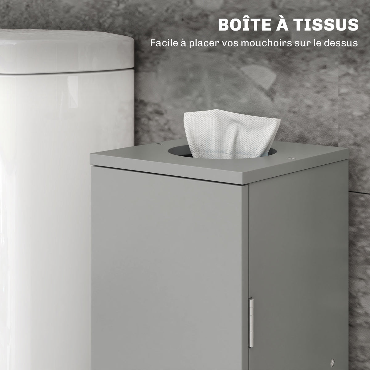 Porta carta igienica da mobile bagno a 3 livelli con erogatore, per piccoli spazi, nero