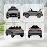 Voiture électrique pour enfants Licence Audi Q8 e-tron Sportback 12V télécommande, phares, musique, klaxon, 3-4 ans Gris