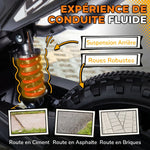Moto électrique enfants sous licence Aprilia avec 2 moteurs 12V, roues d'entraînement, lumière LED, musique - jaune