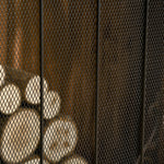 Grille de Protection pour cheminée - Pare-feu Large pour cheminée ou poêle - Pare-étincelles - barrière de sécurité - 3 Volets Pliables - Acier métal Noir