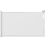 Barrière rétractable pour chien largeur 149 cm verrouillage automatique - blanc