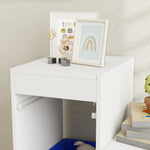 Meuble de rangement pour jouets des enfants avec 6 bacs amovibles, 3 niveaux de rangement, 96 x 38,5 x 90, multicolore