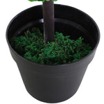 Buis Artificiel topiaire Artificielle en Forme de Boules dim. Ø 30 x 112H cm Vert
